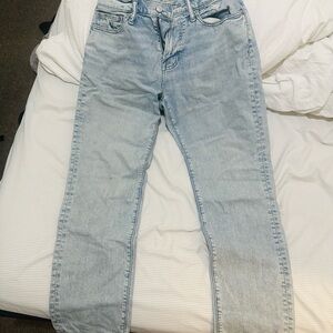 Abercrombie & Fitch Blue Athletic Straight Leg Jeans 28x30